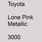 Preview: Toyota, Lone Pink Metallic, 3000.